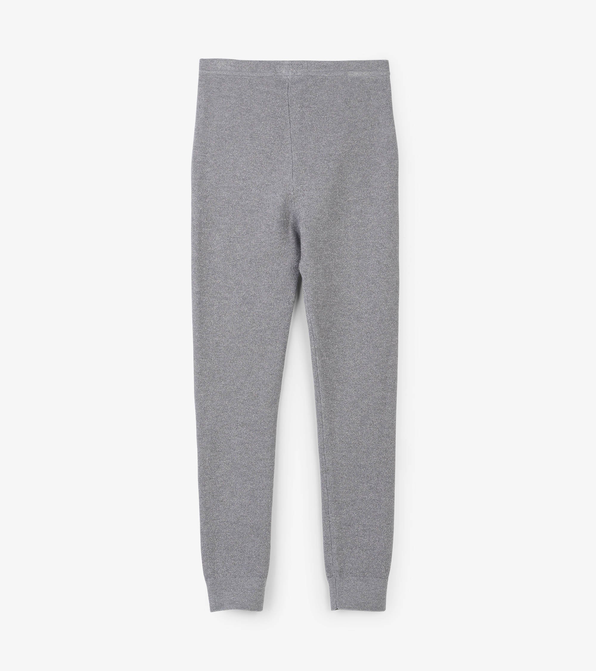 Girls Silver Shimmer Cable Knit Leggings | Hatley Girls