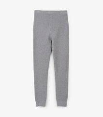 Girls Silver Shimmer Cable Knit Leggings | Hatley Girls