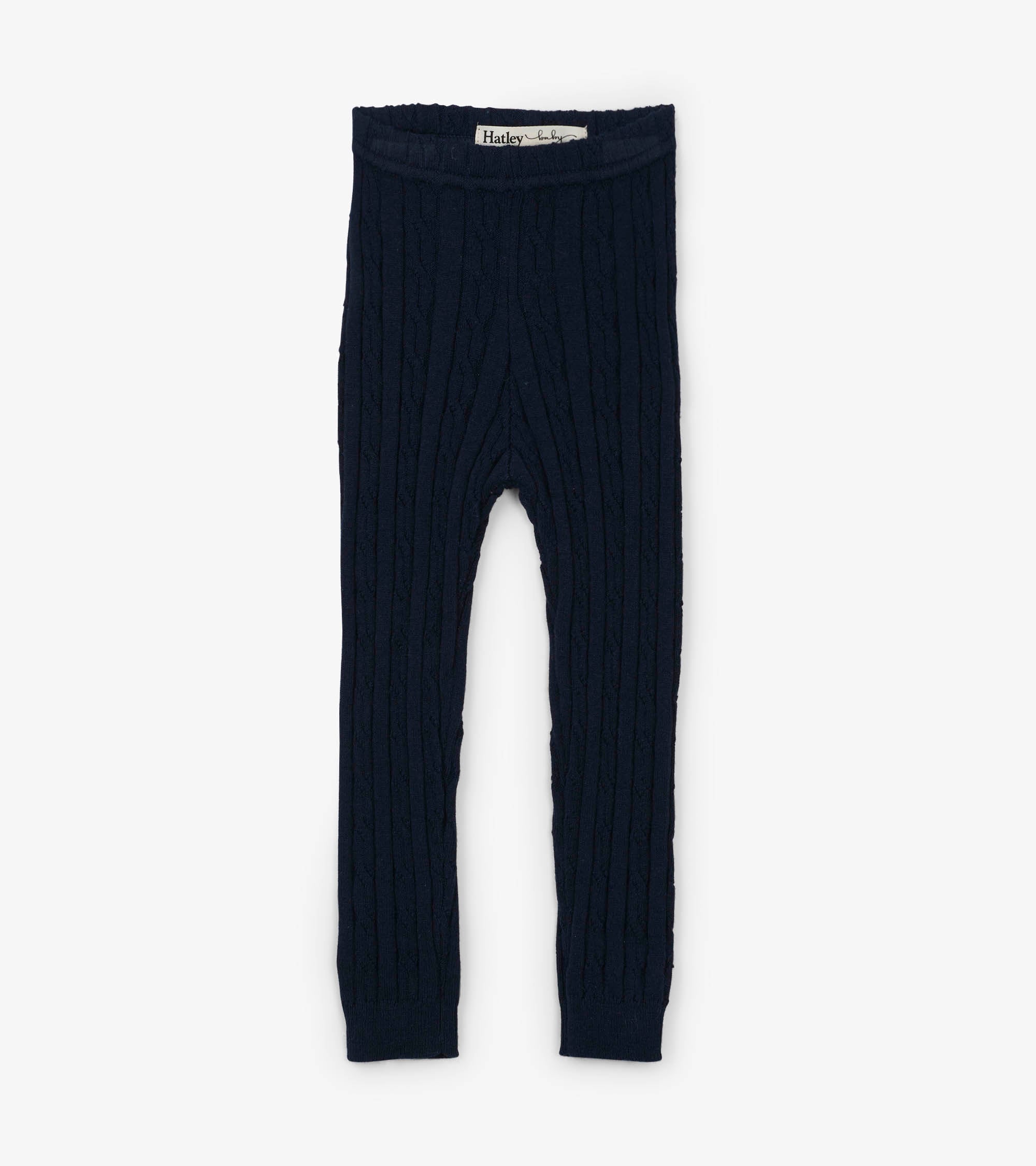 Baby Navy Cable Knit Leggings | Hatley Sale Baby & Toddler