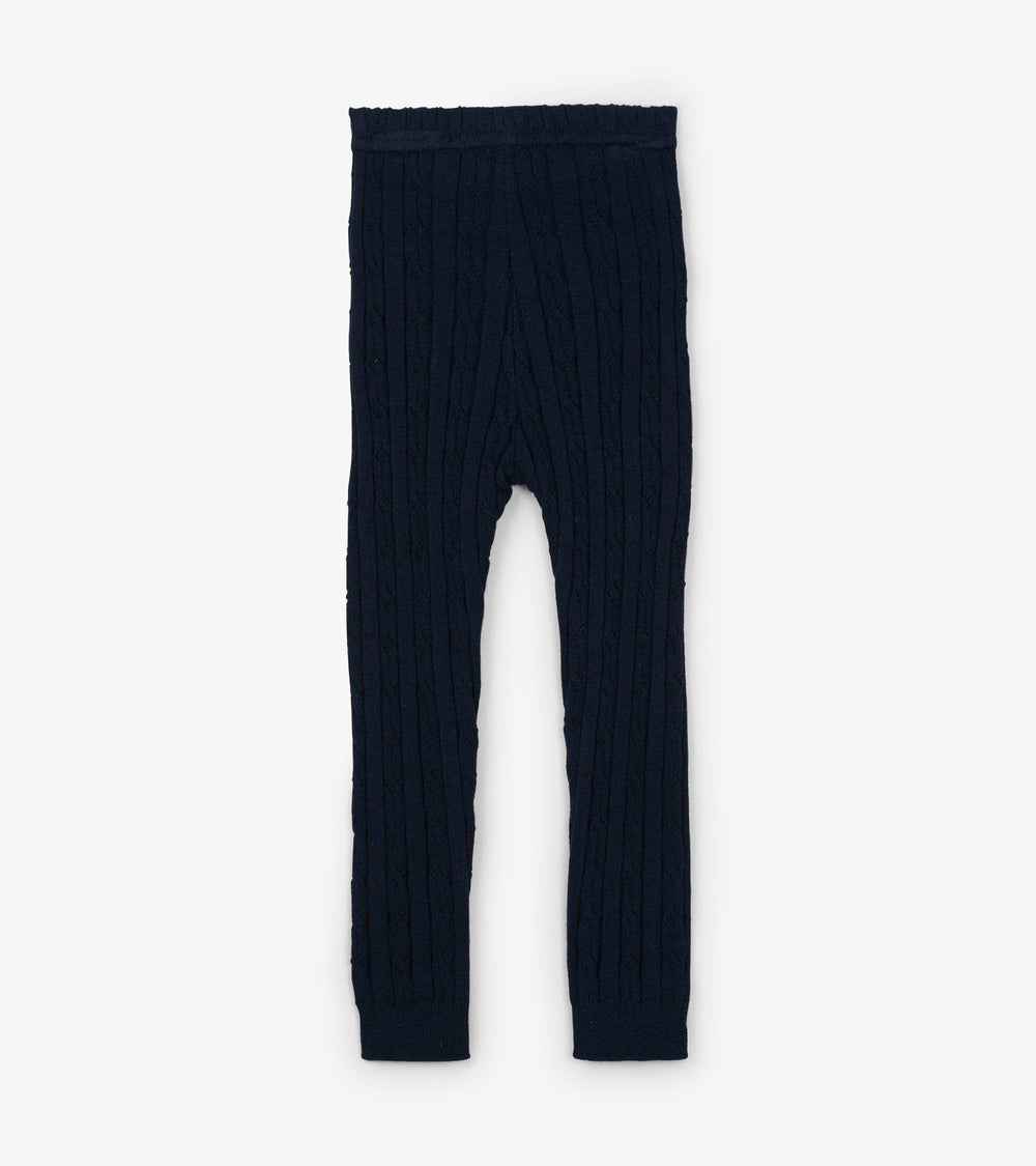 Baby Navy Cable Knit Leggings | Hatley Sale Baby & Toddler
