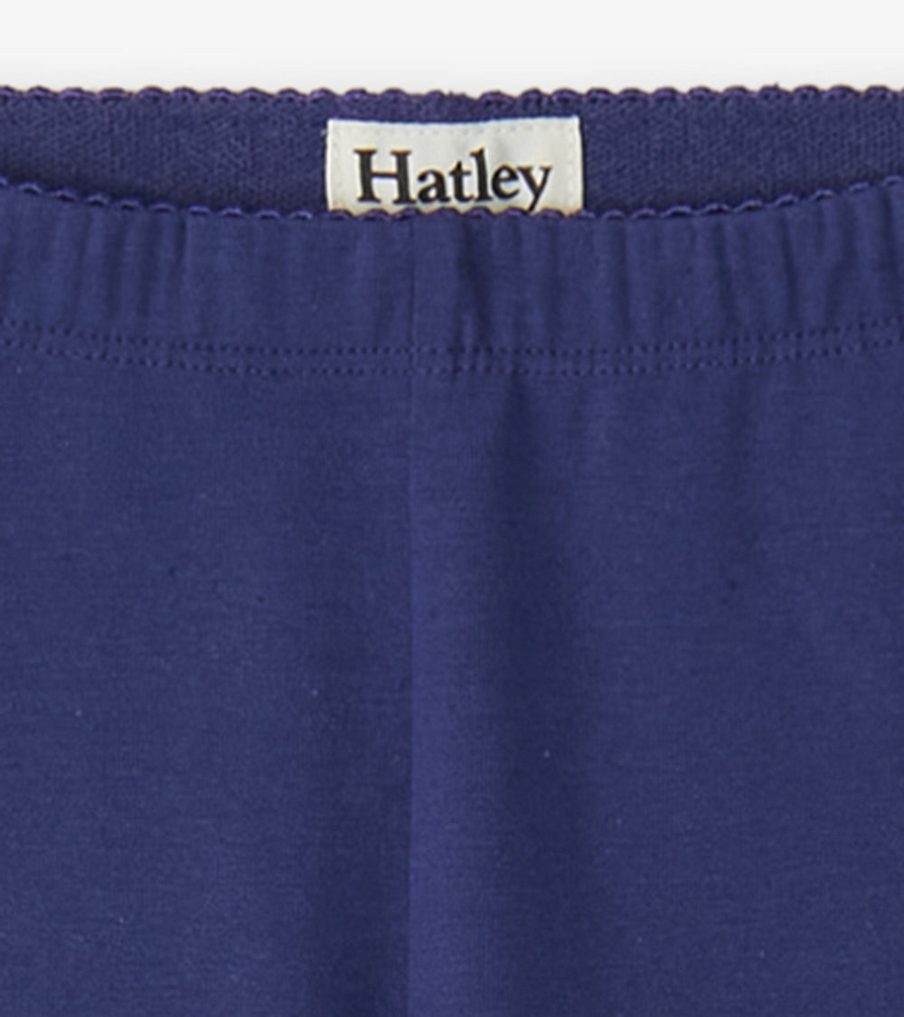 Girls Navy Leggings | Hatley Girls