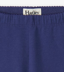 Girls Navy Leggings | Hatley Girls