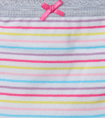 Girls Vibrant Stripes 3 Pack Hipster Underwear | Hatley Discount Girls