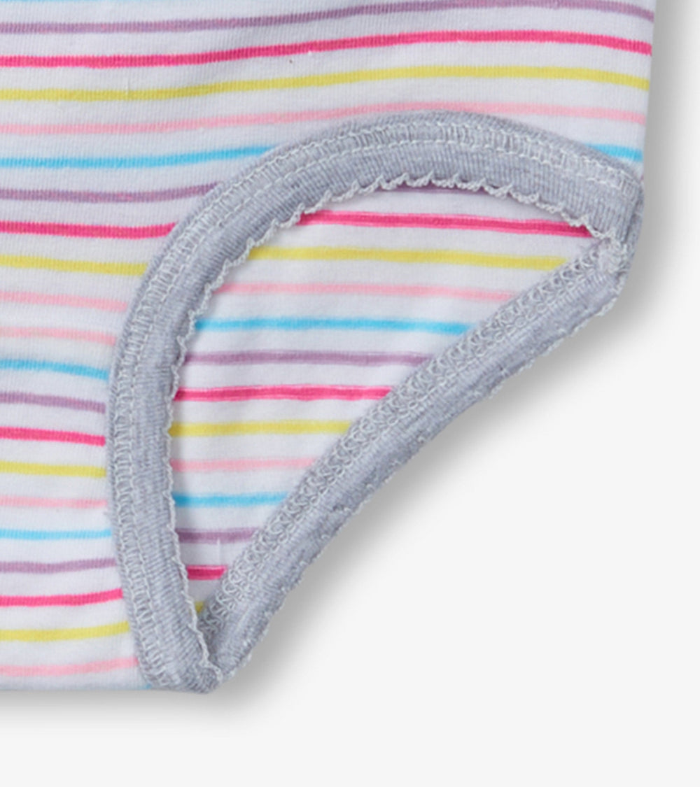 Girls Vibrant Stripes 3 Pack Hipster Underwear | Hatley Discount Girls