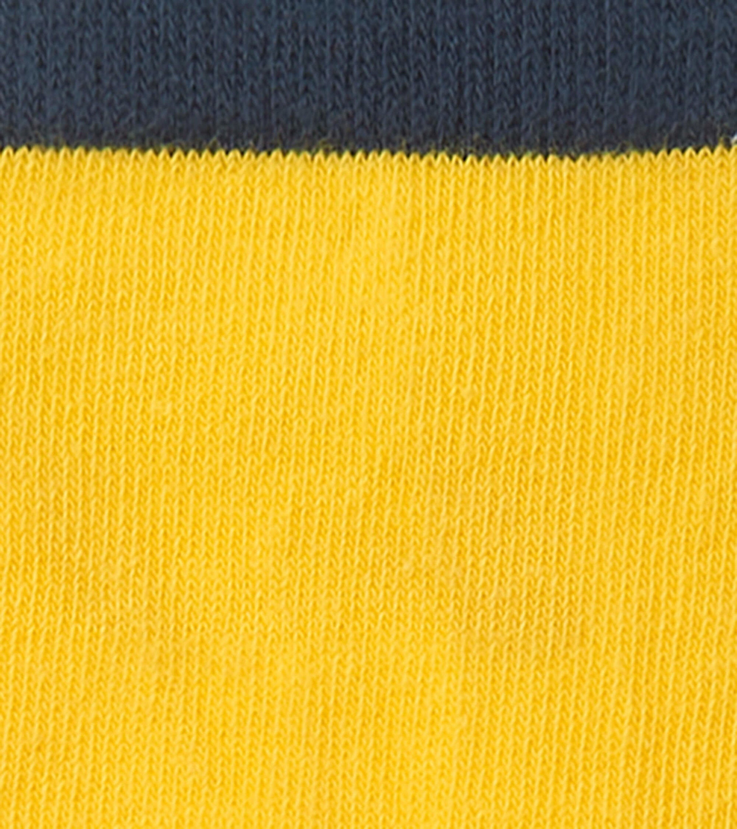 Kids Yellow & Navy Crew Socks | Hatley For Boys
