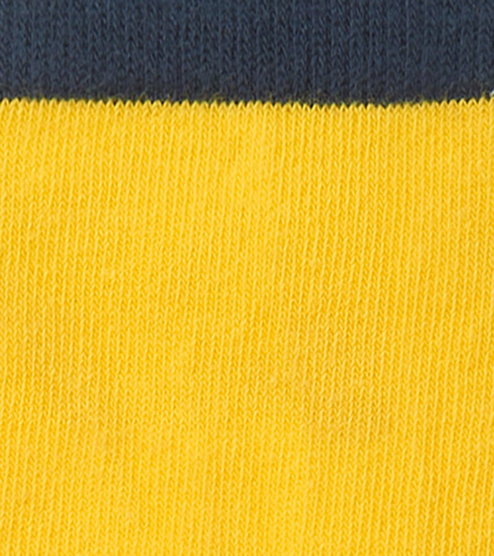 Kids Yellow & Navy Crew Socks | Hatley For Boys