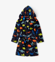 Boys Dino Herd Fleece Robe | Hatley