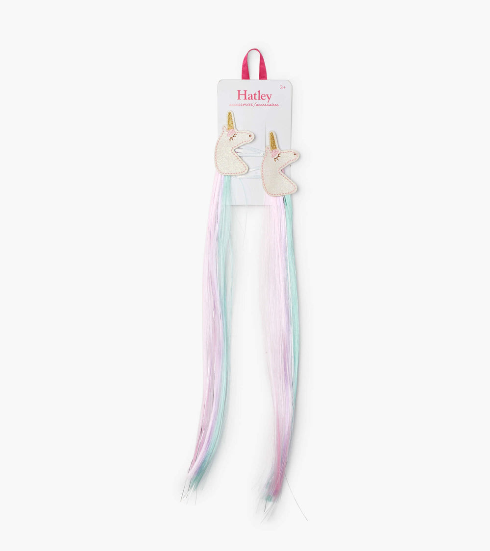 Unicorn 2 Pack Faux Hair Clip In Extensions | Hatley Discount Girls