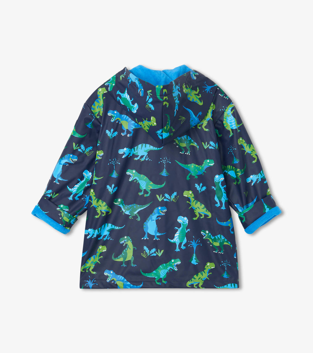 Boys Dino Button-Up Raincoat | Hatley Outlet Boys