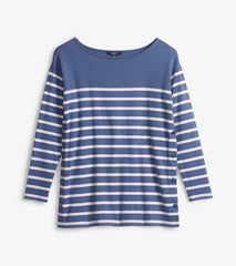 Ali Breton Top - Indigo Stripes | Hatley For Women