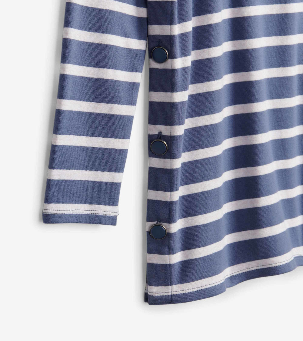 Ali Breton Top - Indigo Stripes | Hatley For Women