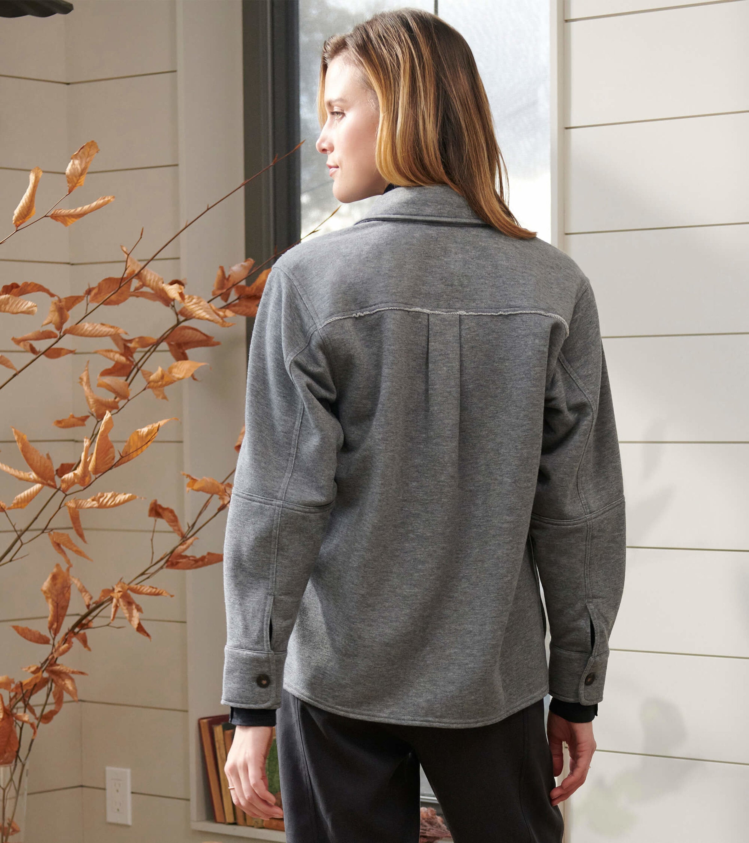 Emily Relaxed Blazer - Charcoal Melange | Hatley Discount Women