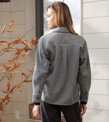 Emily Relaxed Blazer - Charcoal Melange | Hatley Discount Women