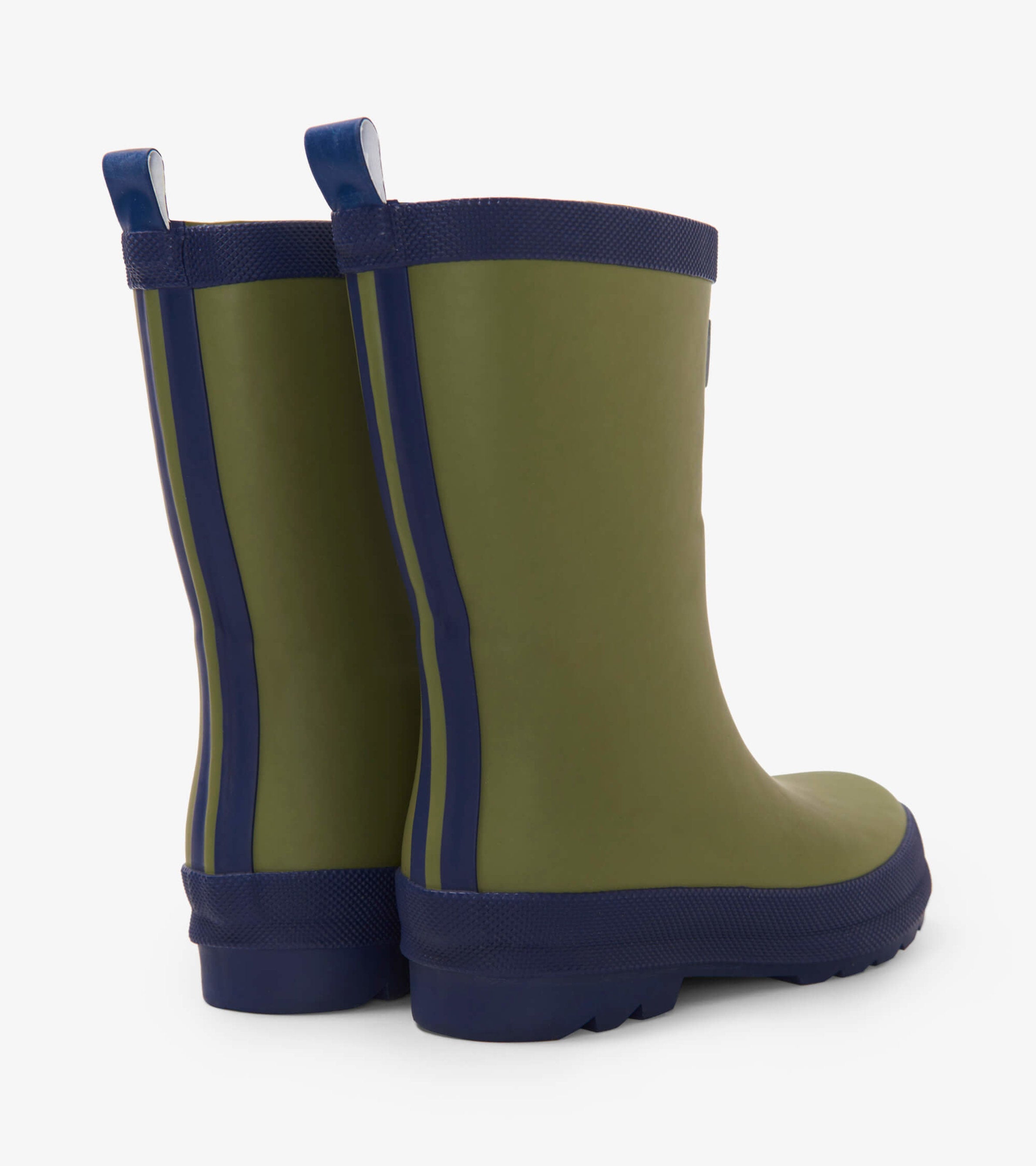 Kids Forest Green Matte Rain Boots | Hatley