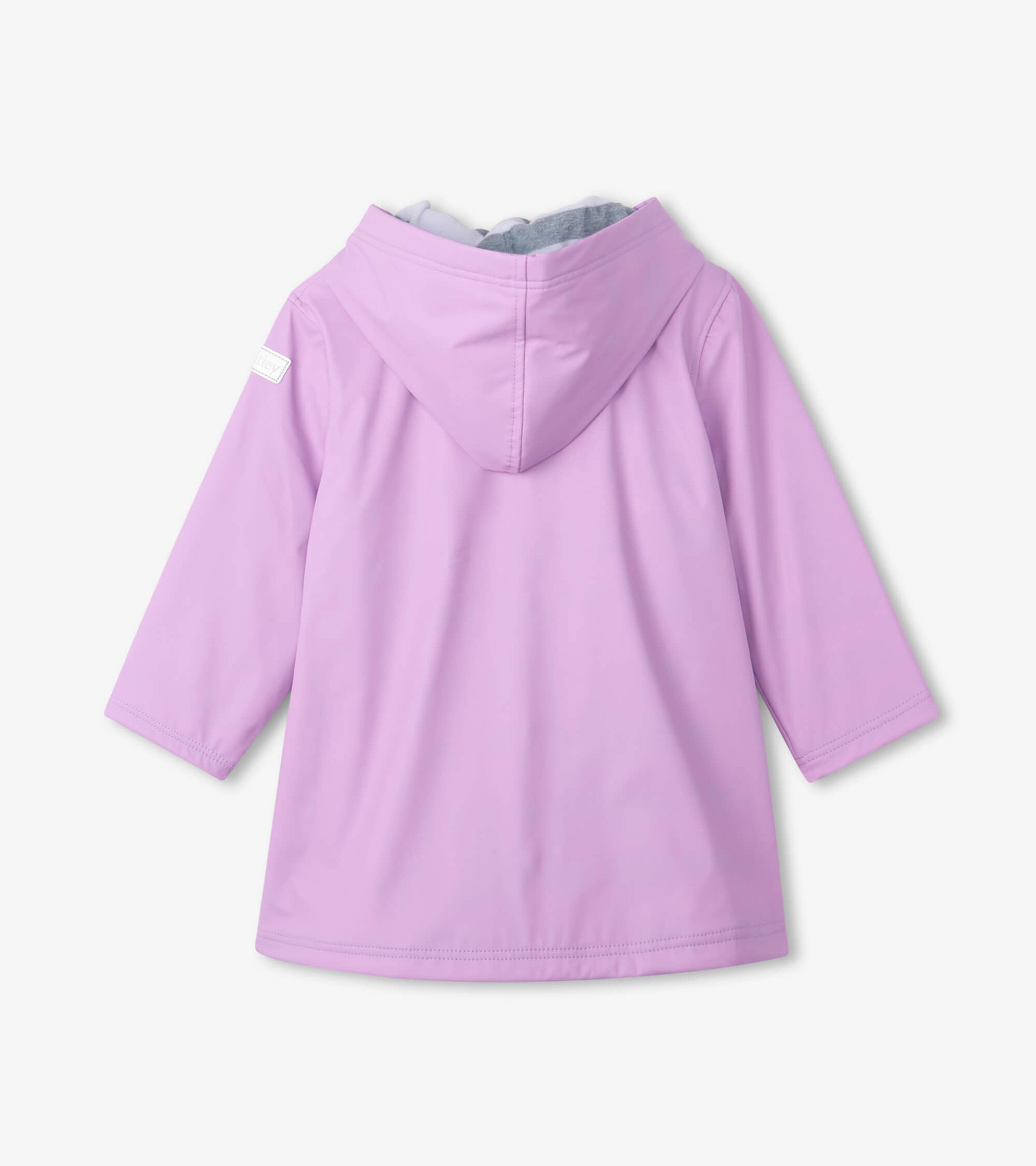 Girls Lilac Button-Up Rain Jacket | Hatley For Girls