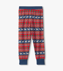 Boys Bulldog Fair Isle Bamboo Pajama Set | Hatley
