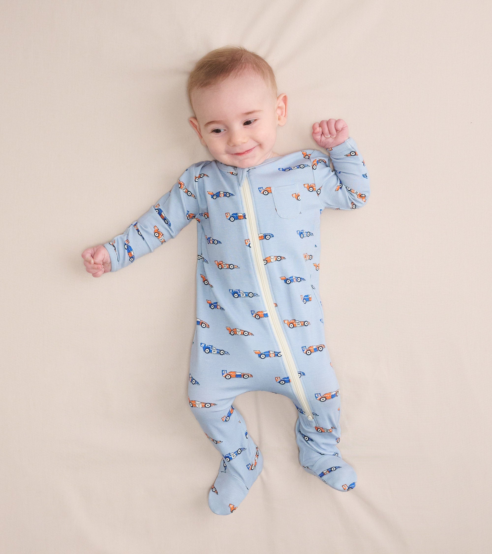 Baby Boys Grand Prix Bamboo Sleeper | Hatley Baby & Toddler
