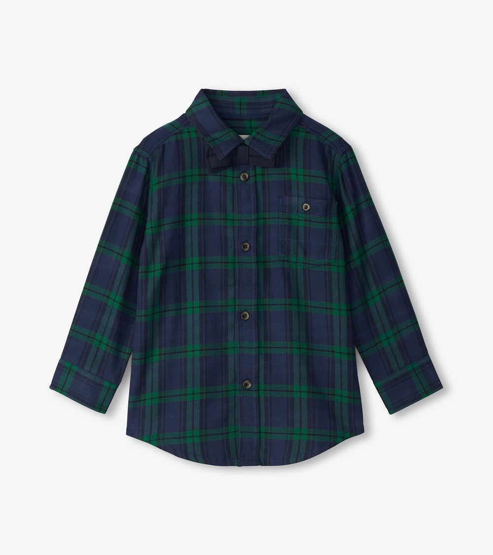 Boys Blackwatch Plaid Button Down Shirt | Hatley For Boys