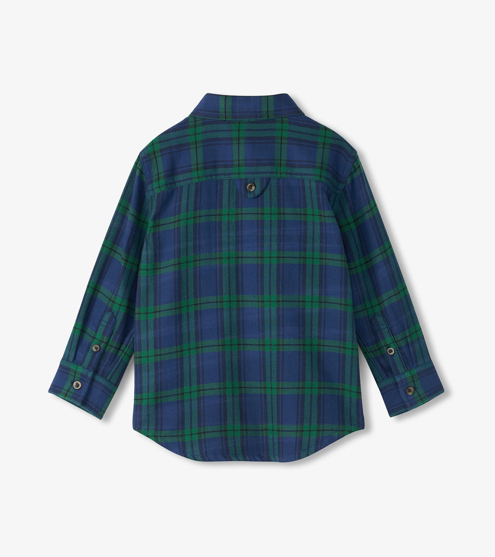 Boys Blackwatch Plaid Button Down Shirt | Hatley For Boys