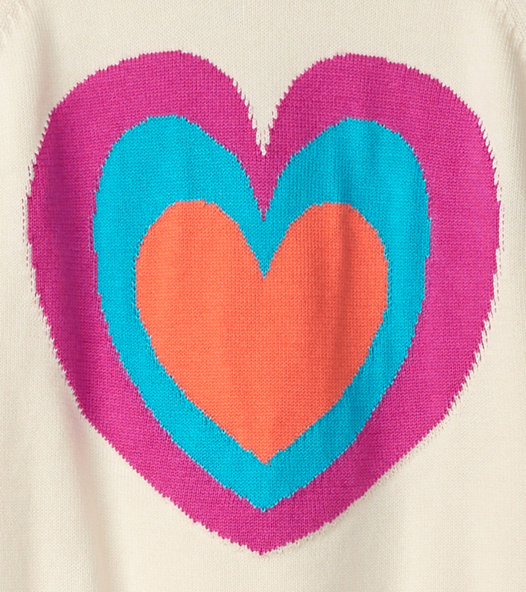 Girls Layered Hearts Sweater | Hatley Sale Girls