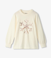Girls Snowflake Pullover Sweater | Hatley For Girls