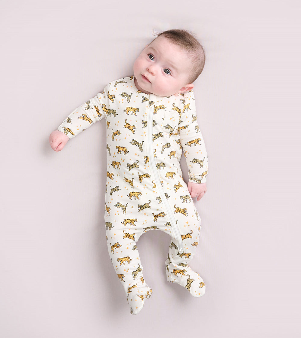 Baby Boys Celestial Tigers Bamboo Sleeper | Hatley Outlet Baby & Toddler