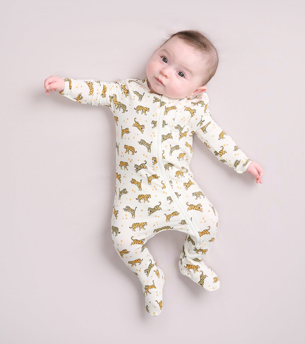 Baby Boys Celestial Tigers Bamboo Sleeper | Hatley Outlet Baby & Toddler