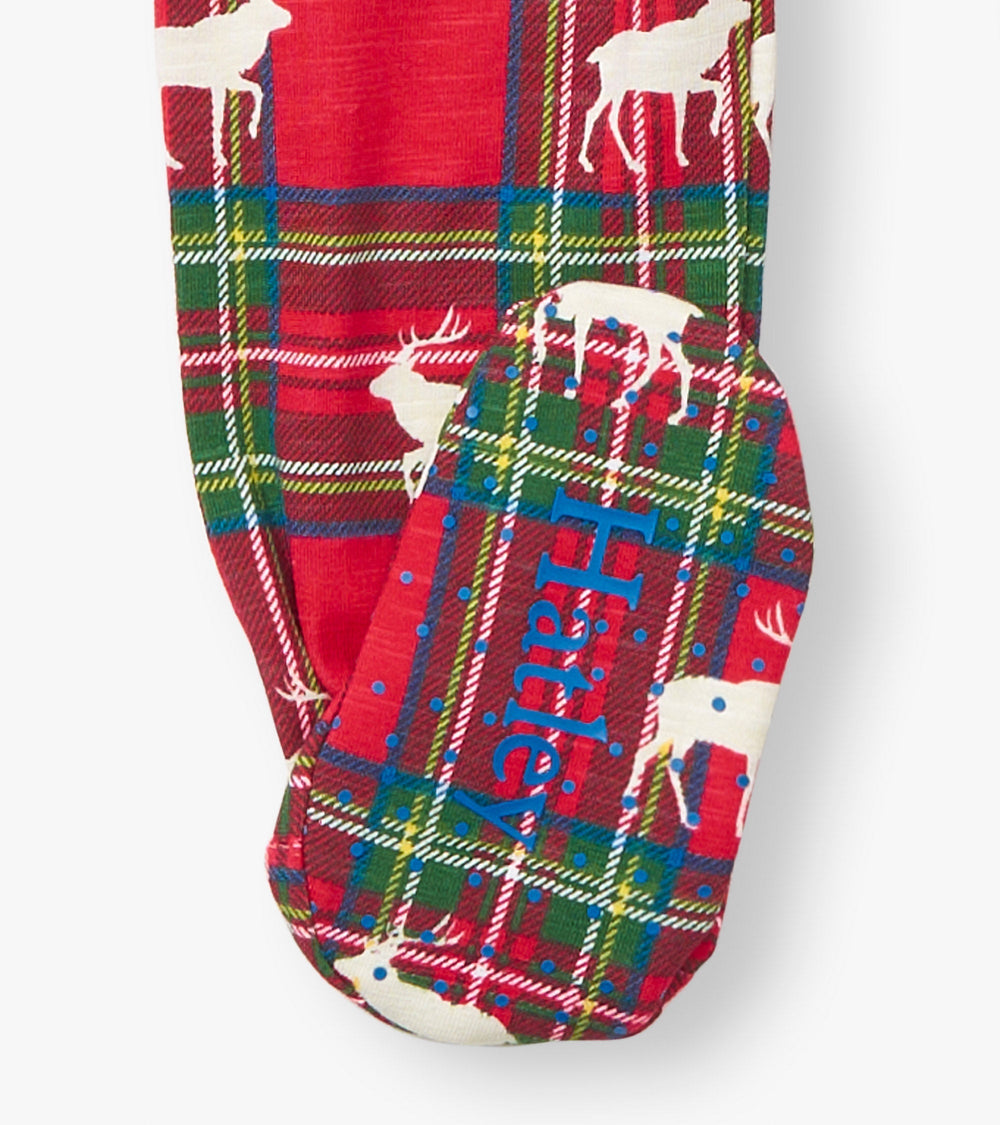 Baby Elk Plaid Cotton Footed Sleeper | Hatley US Baby & Toddler