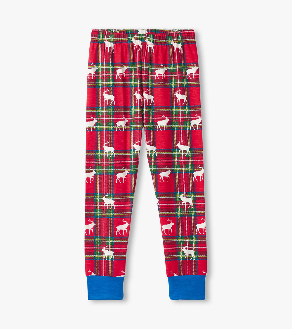 Boys Elk Plaid Pajama Set | Hatley Sale Boys