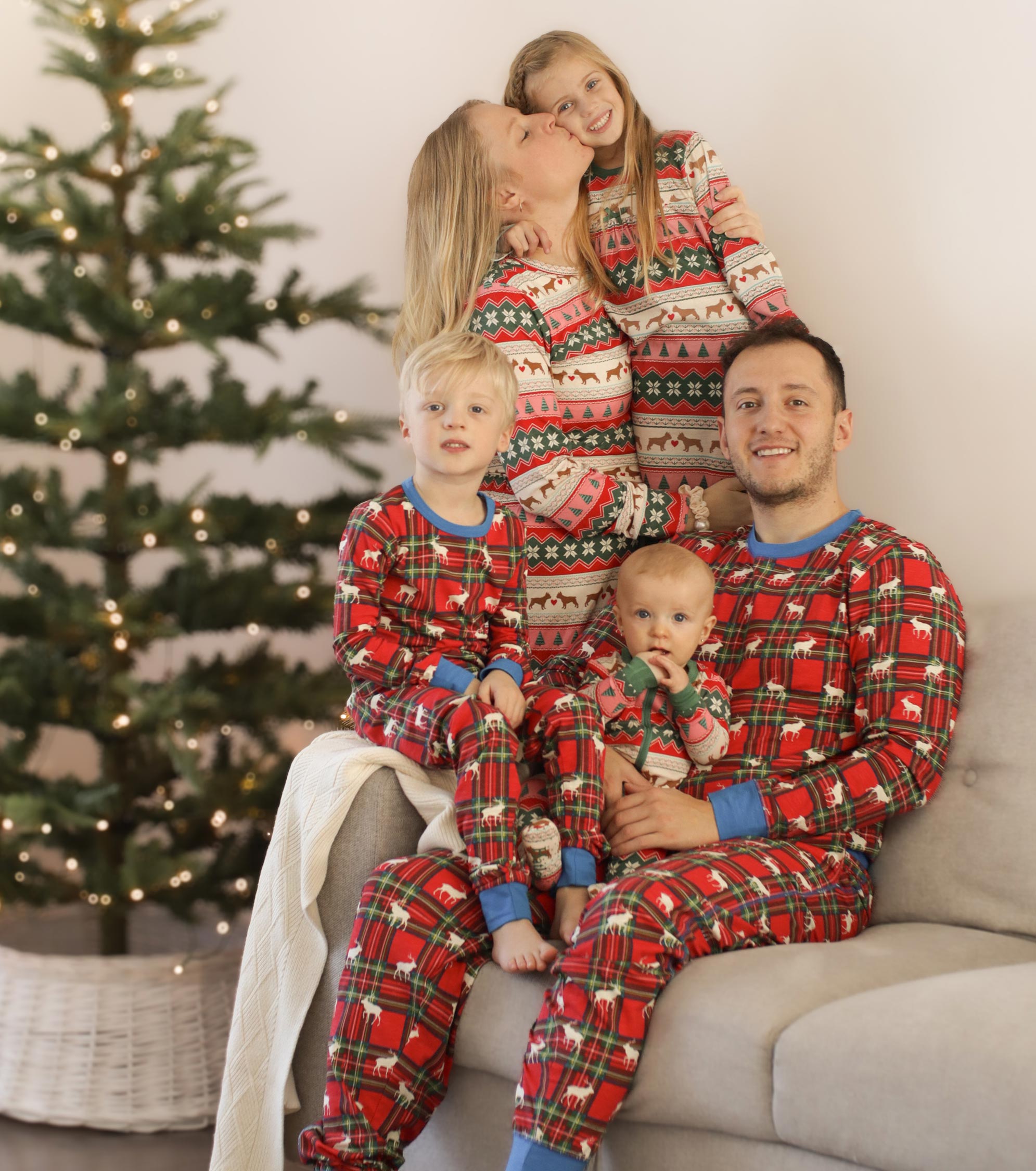 Boys Elk Plaid Pajama Set | Hatley Sale Boys