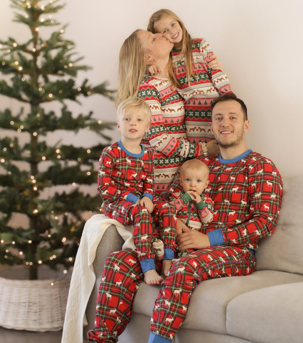 Boys Elk Plaid Pajama Set | Hatley Sale Boys