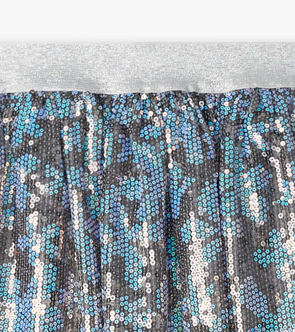 Girls Flower Shimmer Sequin Tulle Skirt | Hatley US Girls