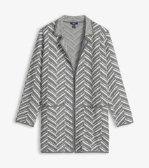 Sweater Blazer - Grey Chevron | Hatley