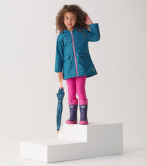 Girls Mini Lightning Bolts Zip-Up Rain Jacket | Hatley Onsale Girls