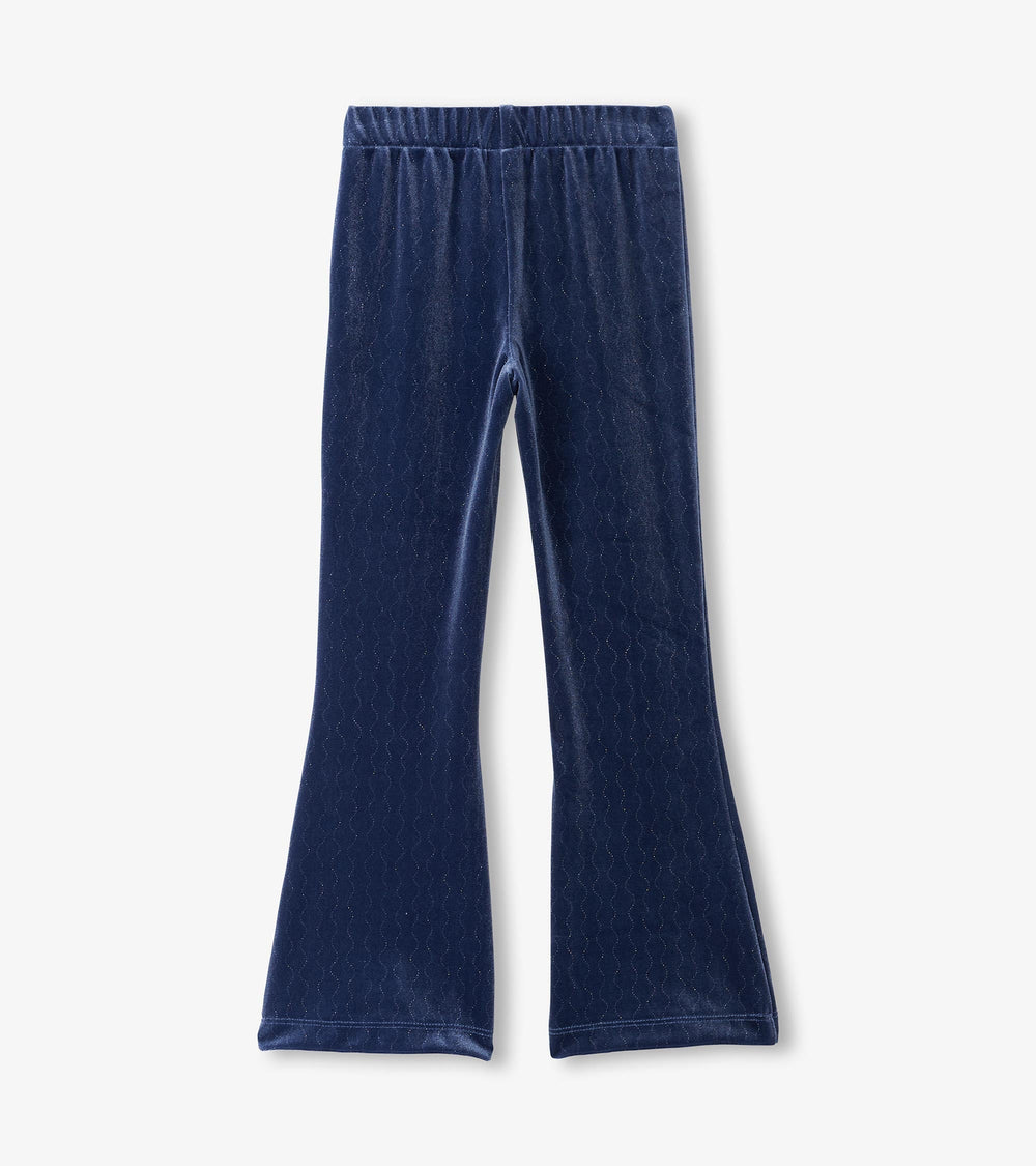 Girls Sparkle Wave Stretchy Flared Pants | Hatley Girls