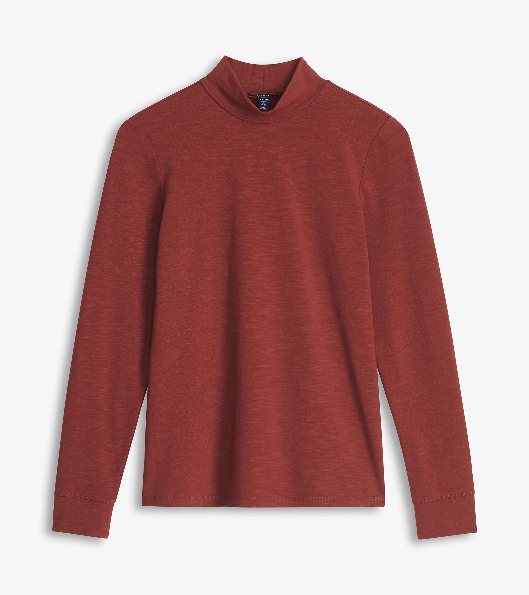Mock Neck Top - Russet Brown | Hatley