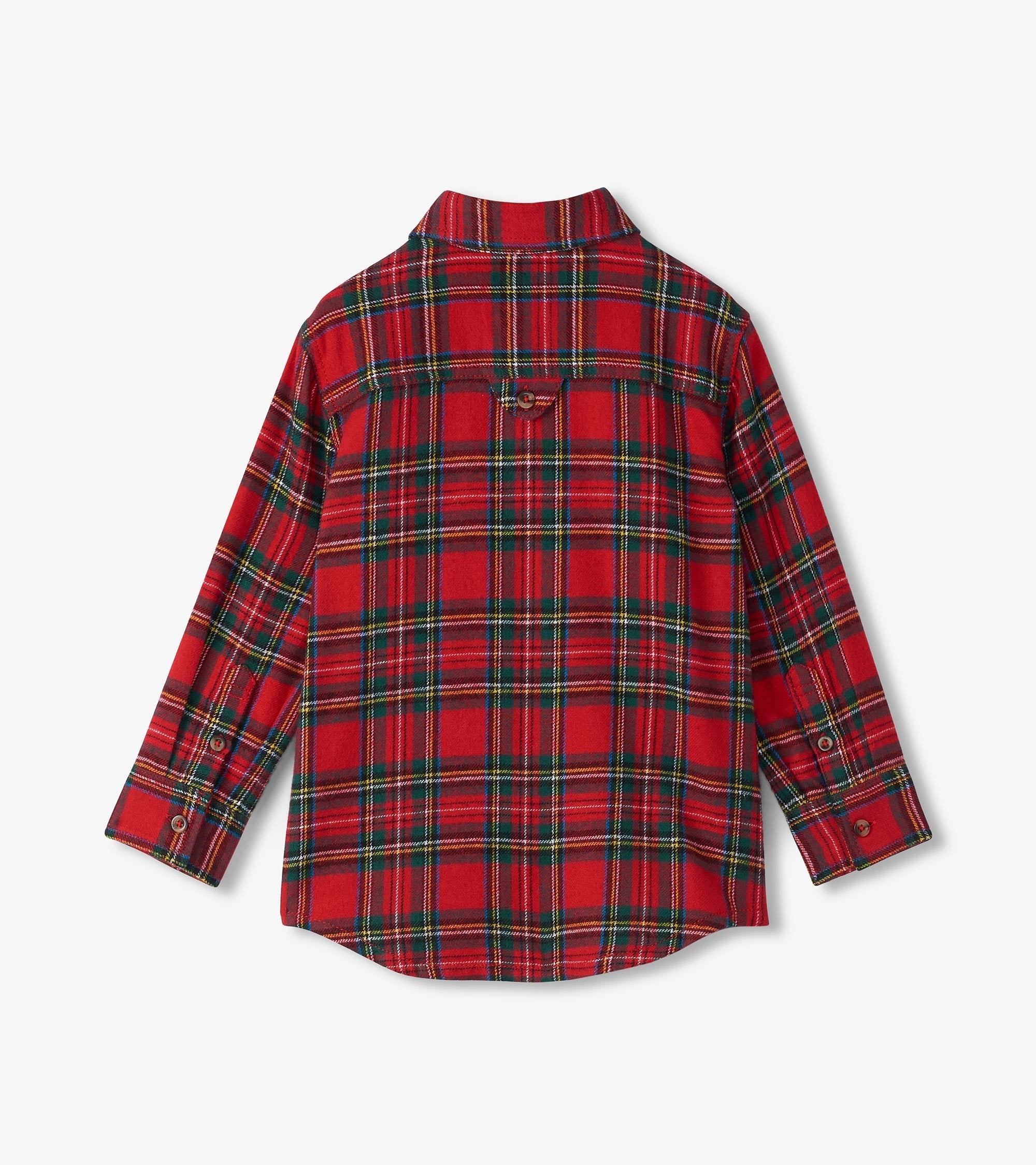 Boys Red Plaid Button Down Shirt | Hatley