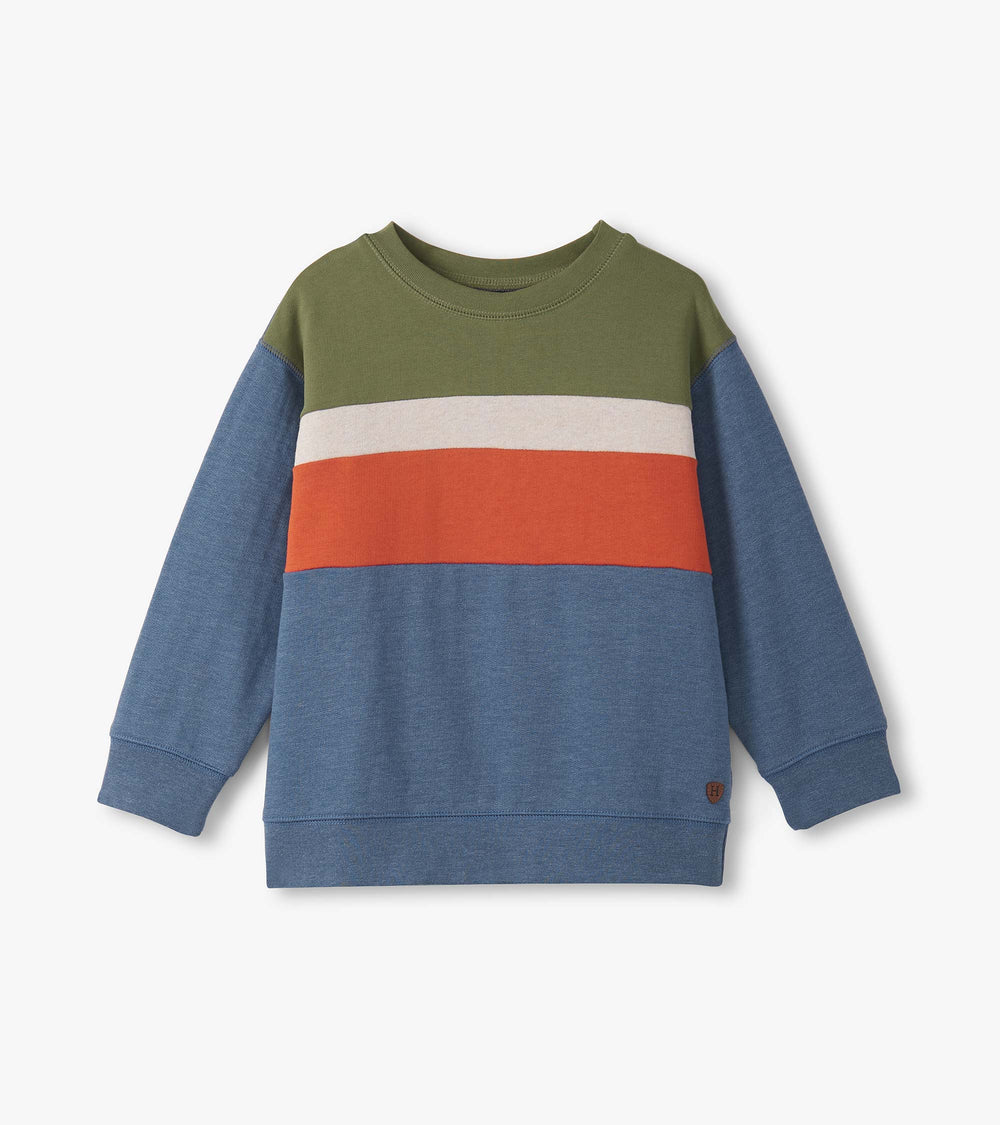Boys Autumn Color Block Sweatshirt | Hatley Onsale Boys