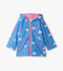 Girls Ballet School Color Changing Zip-Up Rain Jacket | Hatley Girls