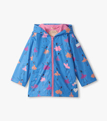 Girls Ballet School Color Changing Zip-Up Rain Jacket | Hatley Girls