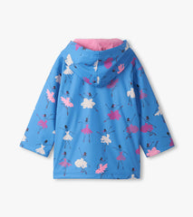 Girls Ballet School Color Changing Zip-Up Rain Jacket | Hatley Girls