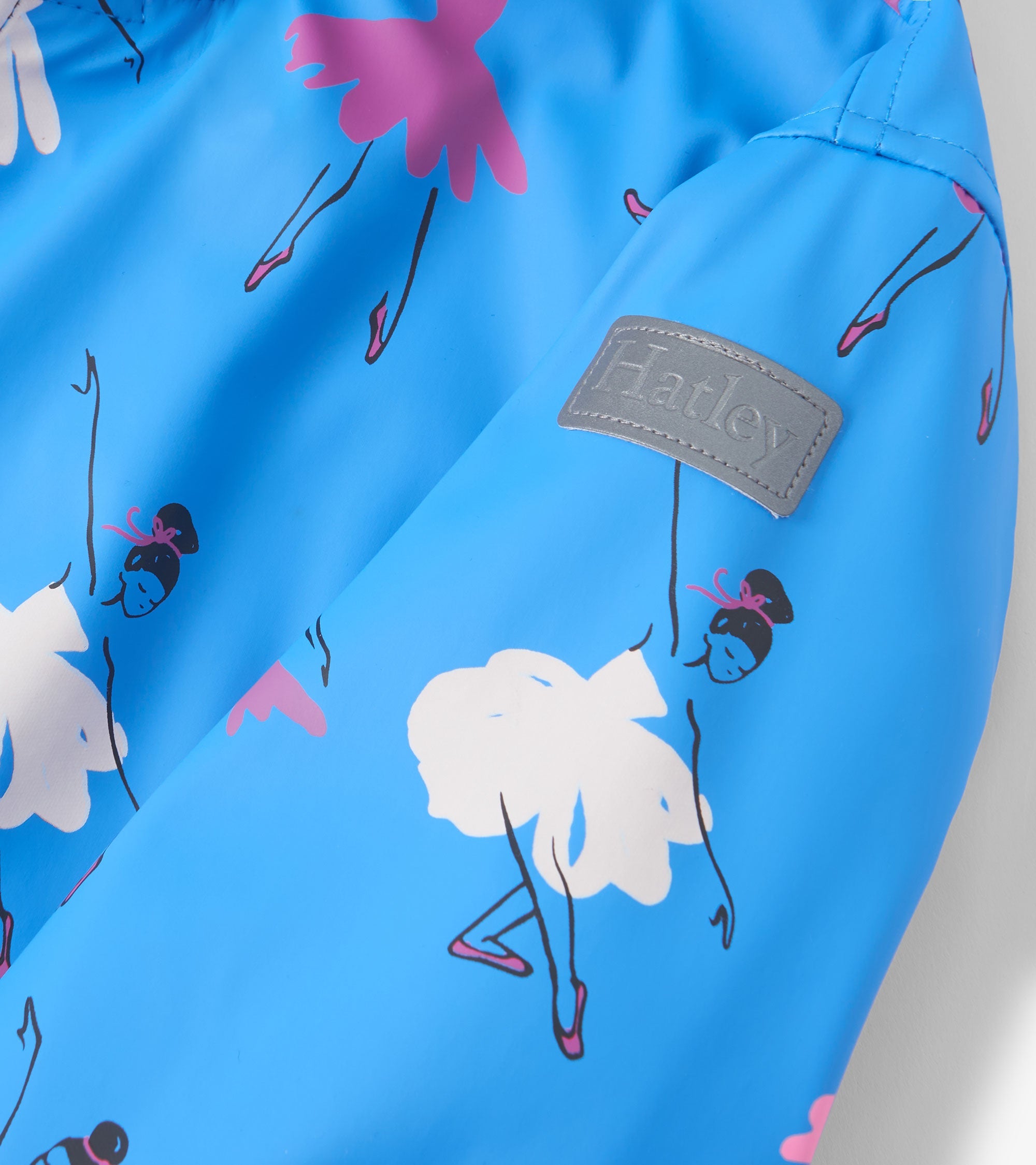 Girls Ballet School Color Changing Zip-Up Rain Jacket | Hatley Girls