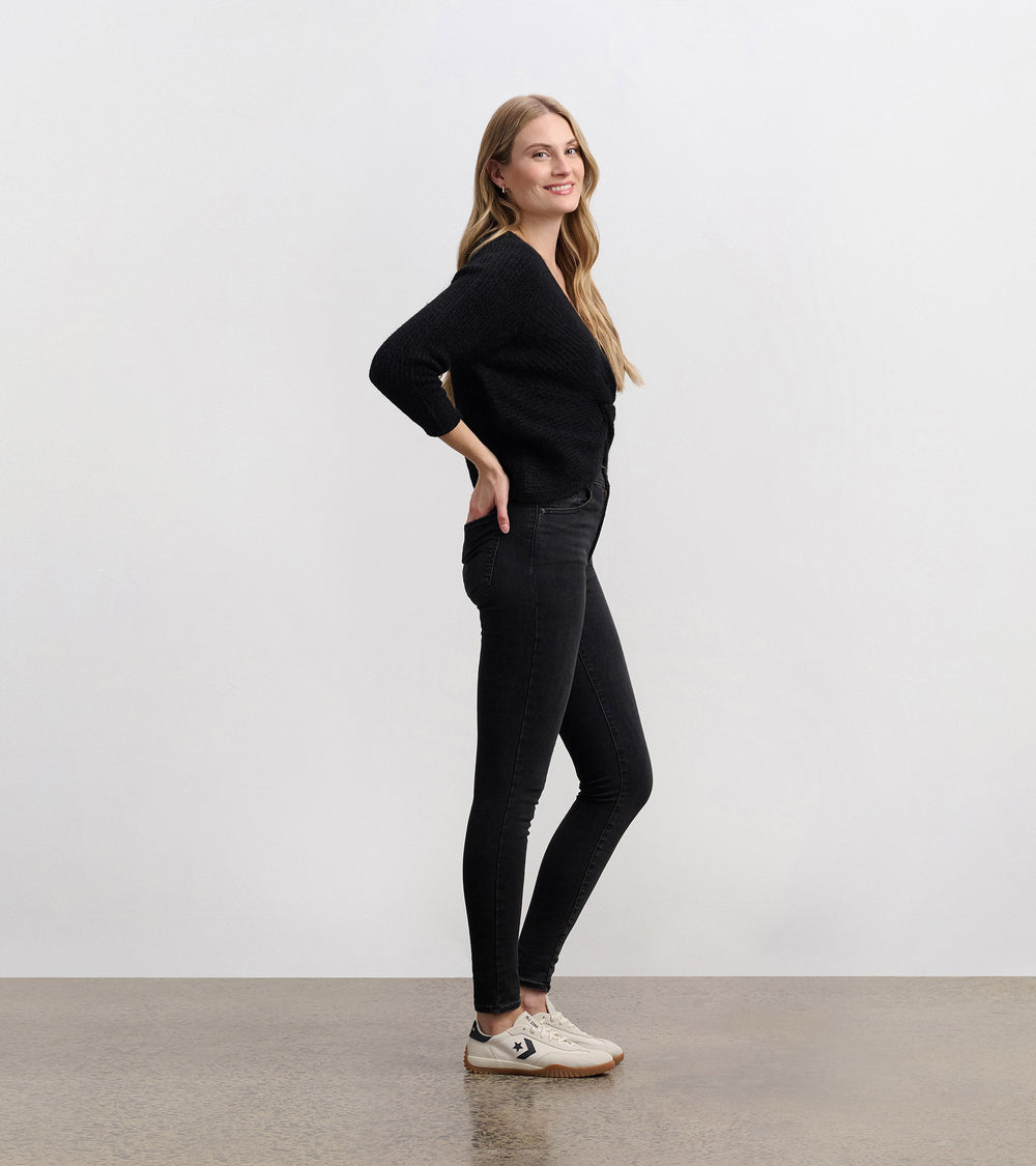 Cross Over Sweater - Black | Hatley Discount Women