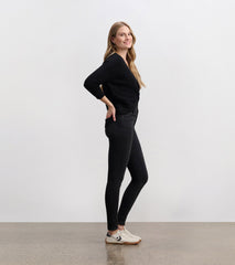 Cross Over Sweater - Black | Hatley Discount Women