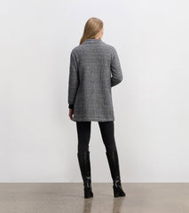 Cozy Open Blazer - Black Check | Hatley For Women
