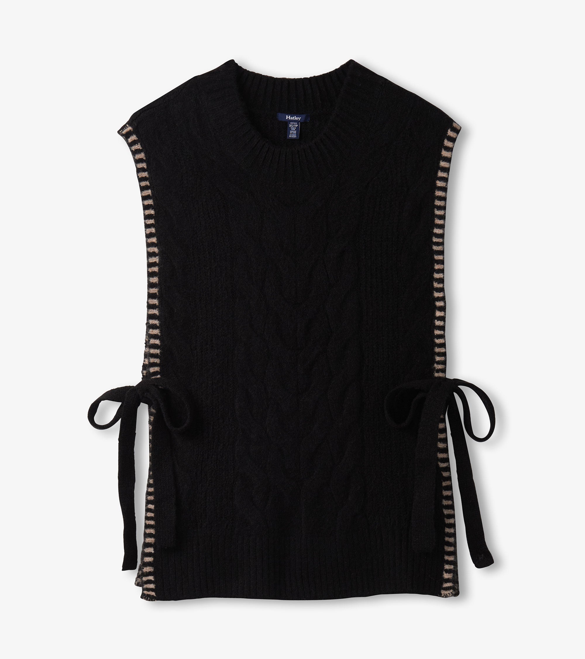Side-Tie Sweater Vest - Black | Hatley Sale Women