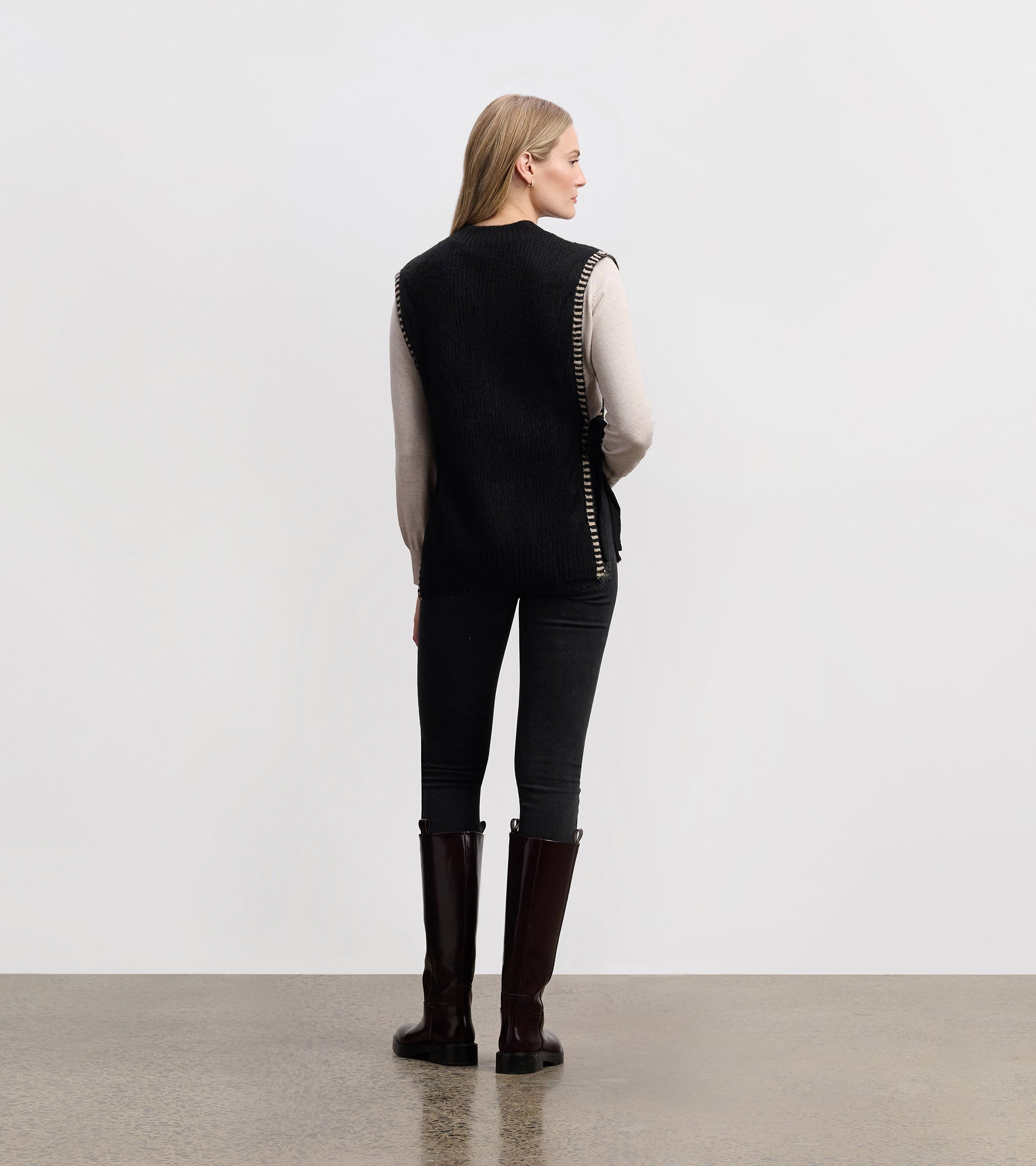 Side-Tie Sweater Vest - Black | Hatley Sale Women
