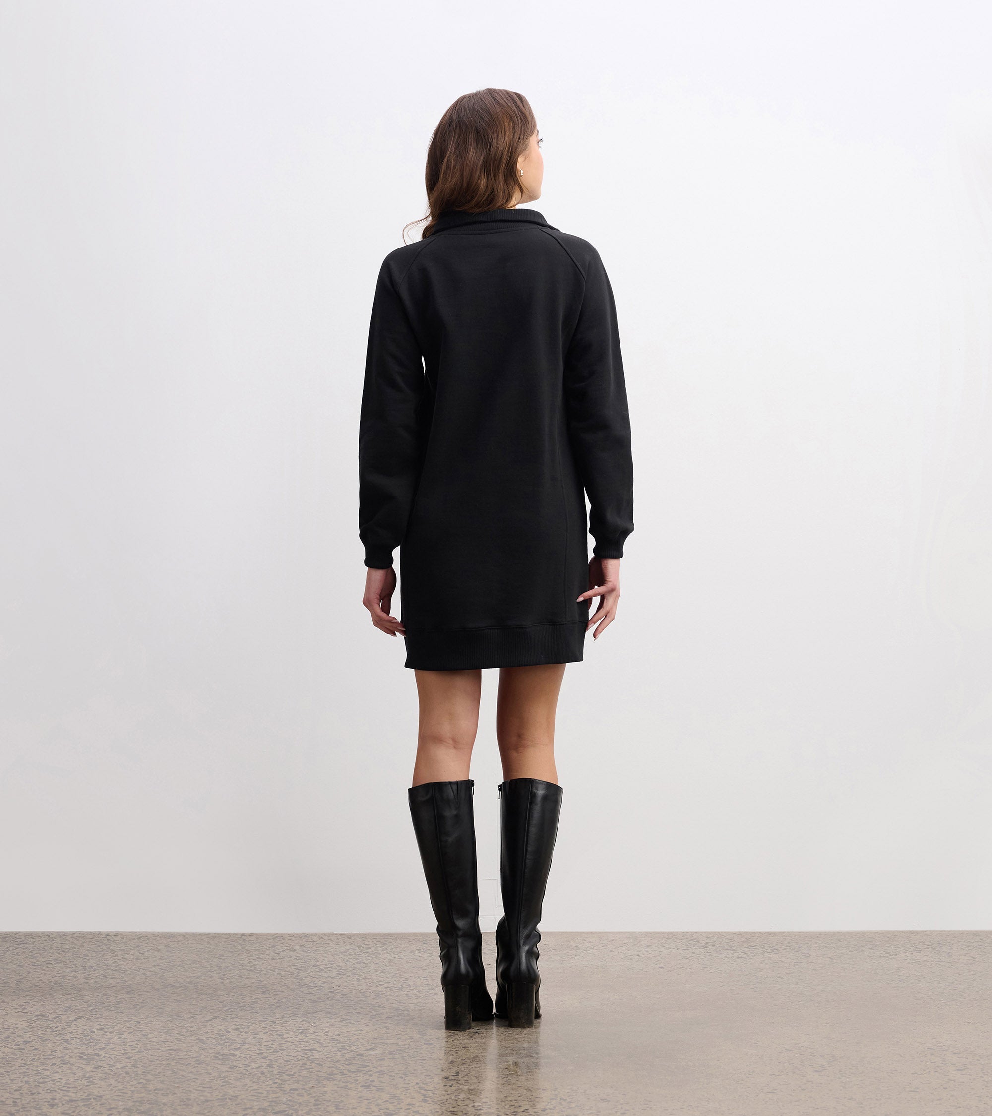 Anna Notch Neck Dress - Black | Hatley Onsale Women