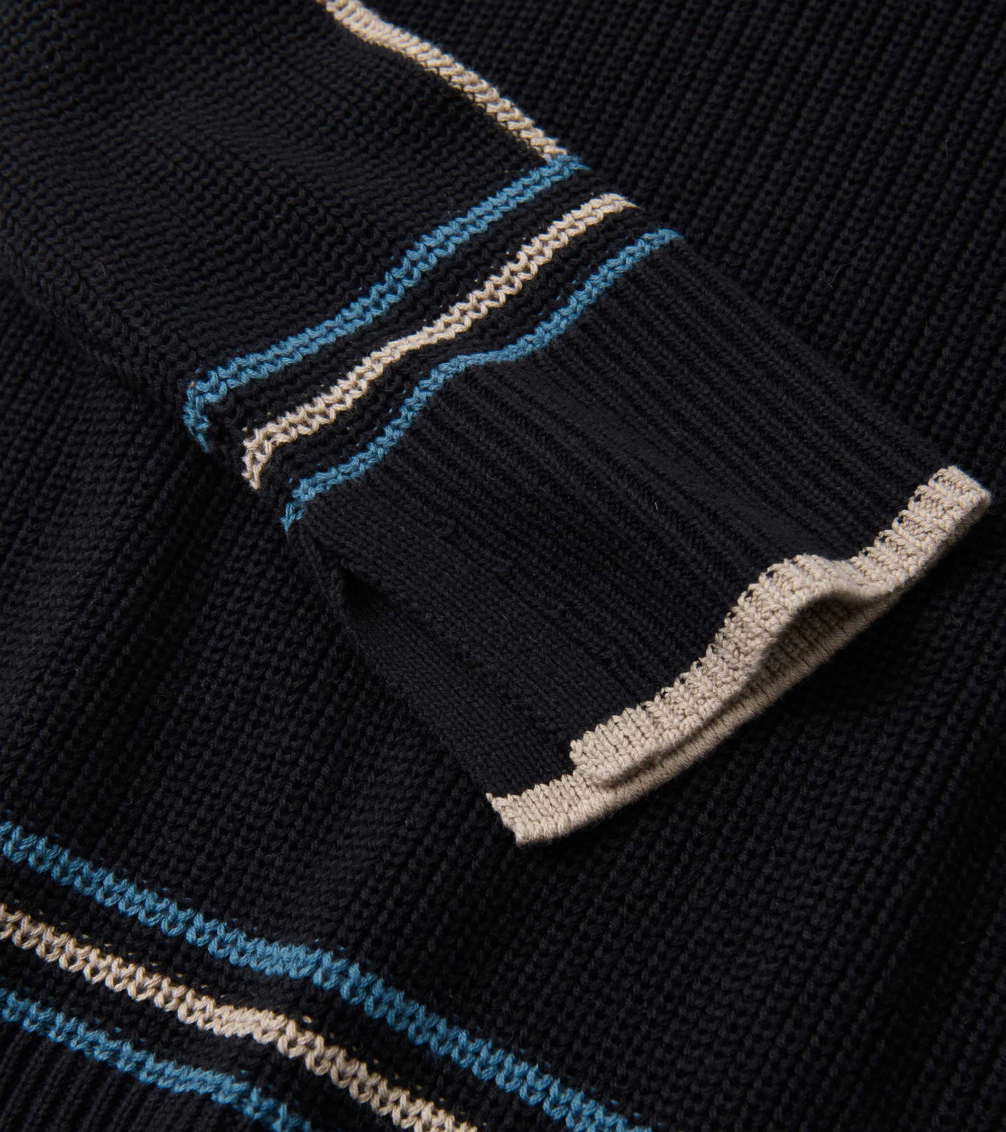Raglan Stripes Pullover - Black | Hatley Women