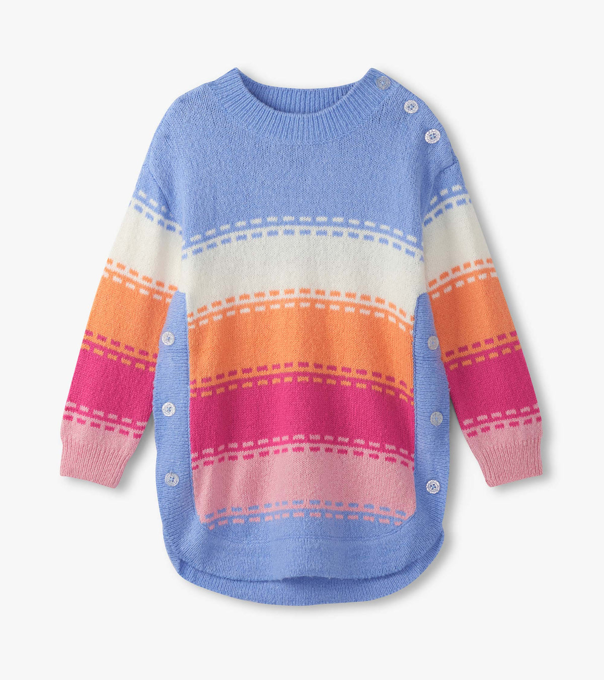 Girls Bold Stitch Chunky Sweater Tunic | Hatley Discount Girls